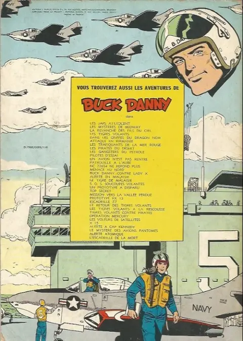 Verso de l'album Buck Danny Tome 19 Le Tigre de Malaisie