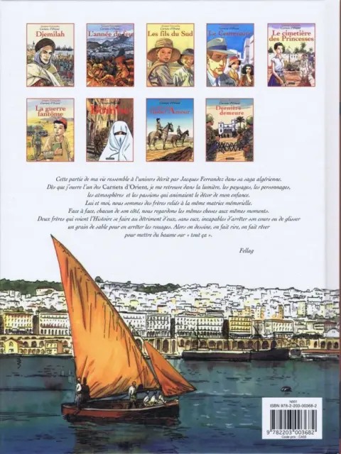 Verso de l'album Carnets d'Orient Tome 9 Dernière demeure