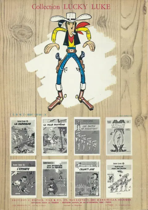 Verso de l'album Lucky Luke Tome 5 Lucky Luke contre Pat Poker