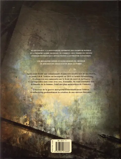 Verso de l'album Tolkien - Éclairer les ténèbres