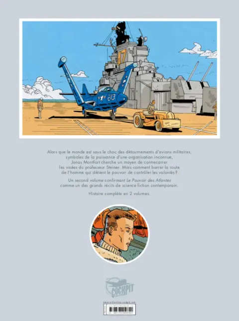 Verso de l'album Le Pouvoir des Atlantes Tome 2 La confrontation