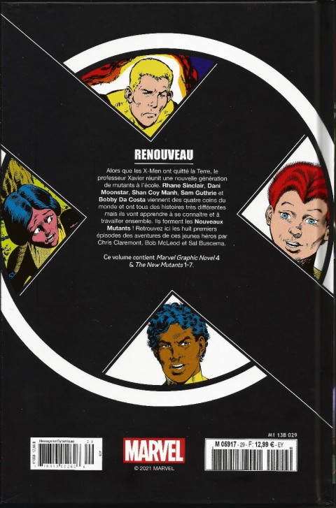 Verso de l'album X-Men - La Collection Mutante Tome 29 Renouveau