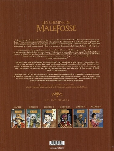 Verso de l'album Les Chemins de Malefosse Intégrale Chapitre VI