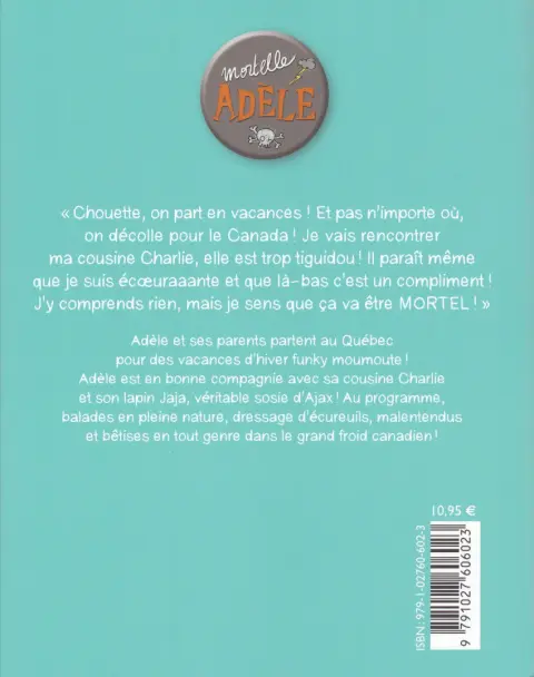 Verso de l'album Mortelle Adèle Tome 15 Fynky moumoute