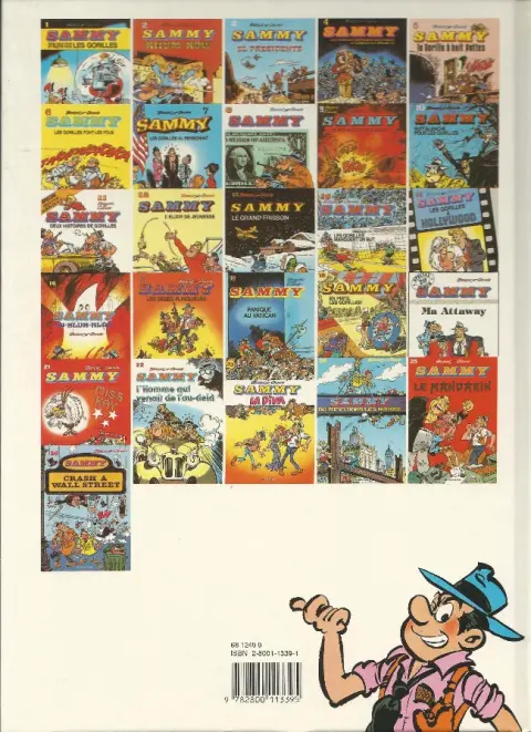 Verso de l'album Sammy Tome 11 Deux histoires de gorilles