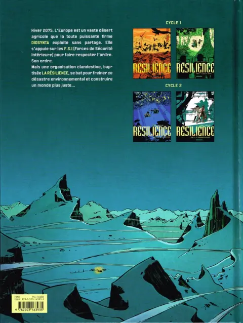 Verso de l'album Résilience Tome 4 Le tombeau des glaces