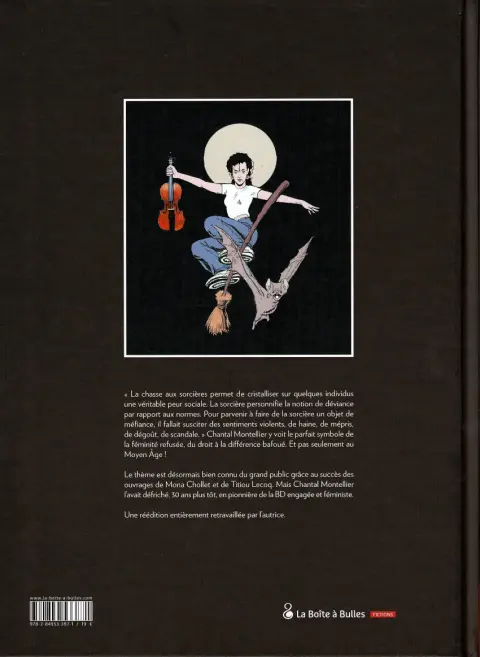 Verso de l'album Sorcières, mes sœurs