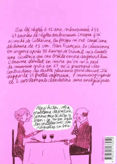 Verso de l'album Un clou dans le bec