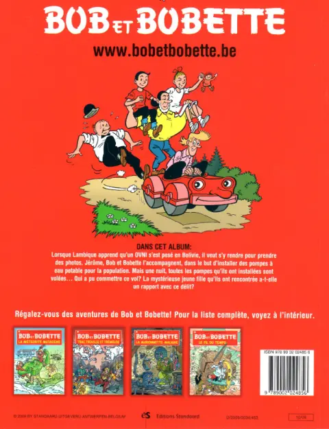 Verso de l'album Bob et Bobette Tome 176 Les rapaces