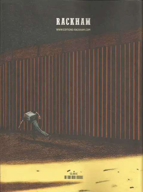 Verso de l'album La Cicatrice À la frontière entre Mexique et États-Unis