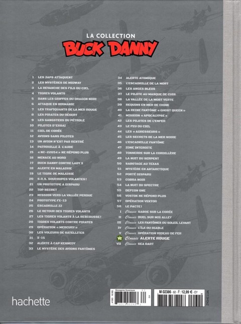 Verso de l'album Buck Danny La collection Tome 6 Alerte rouge