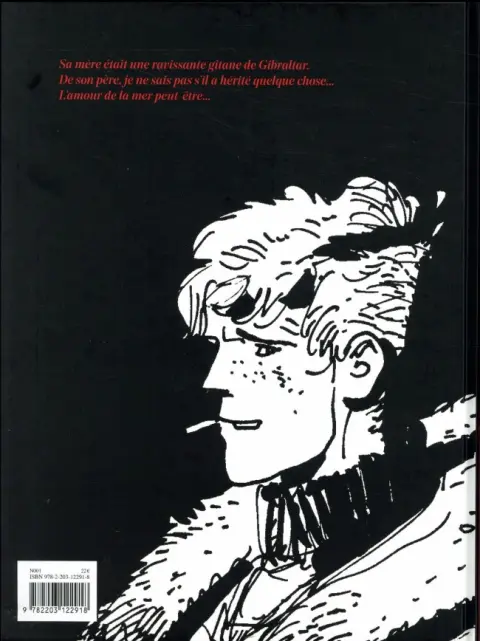 Verso de l'album Corto Maltese Tome 9 La Jeunesse