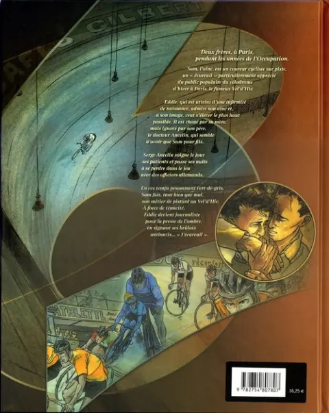 Verso de l'album L'Écureuil du Vel'd'Hiv