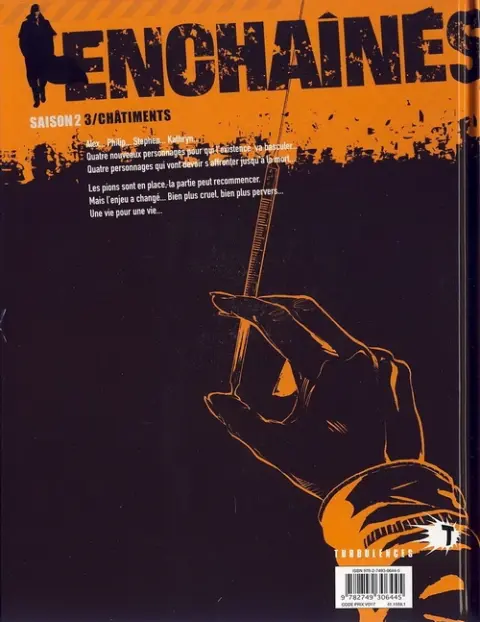 Verso de l'album Enchaînés Tome 7 Châtiments