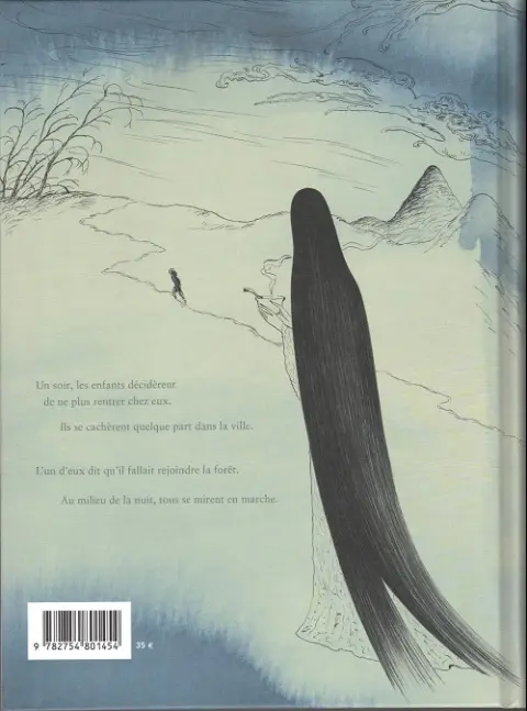 Verso de l'album Les Enfants pâles