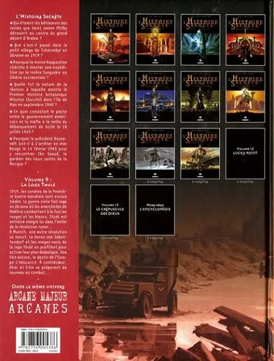 Verso de l'album L'Histoire secrète Volume 9 La loge thulé
