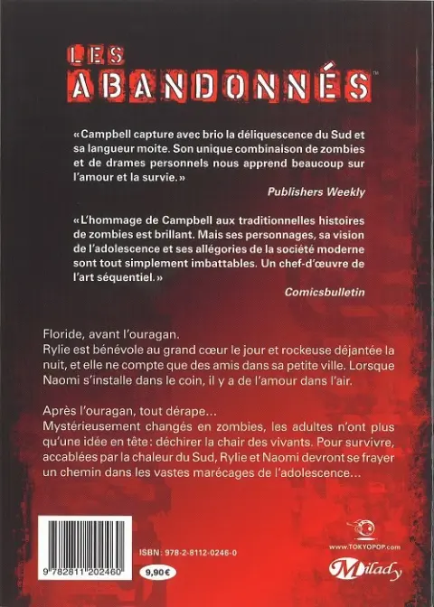 Verso de l'album Les Abandonnés