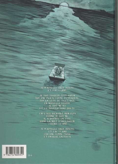 Verso de l'album Jack Joseph soudeur sous-marin
