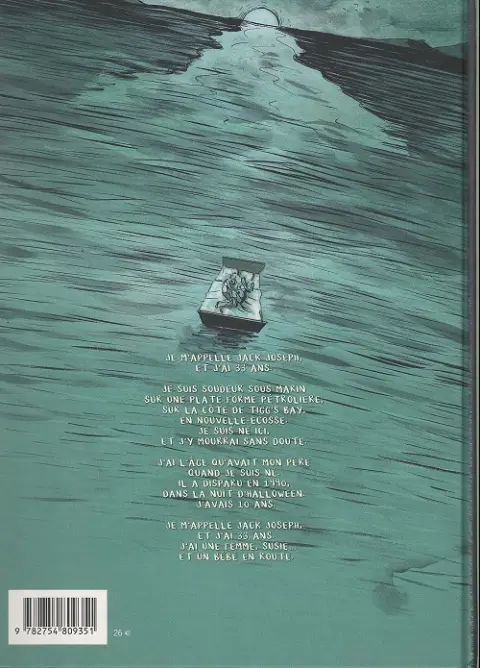 Verso de l'album Jack Joseph soudeur sous-marin