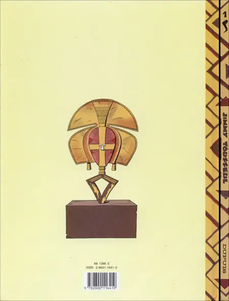 Verso de l'album Les aventures de Jimmy Tousseul Tome 1 Le serpent d'ébène