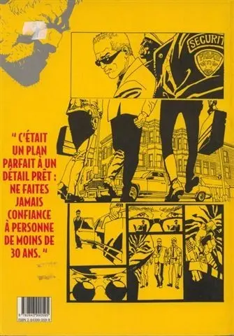 Verso de l'album Jonny Double Deux doigts de rabais