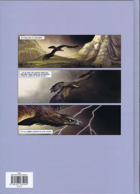 Verso de l'album Kraa Tome 2 L'Ombre de l'Aigle