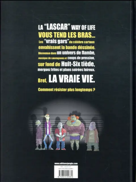 Verso de l'album Lascars L'intégrale