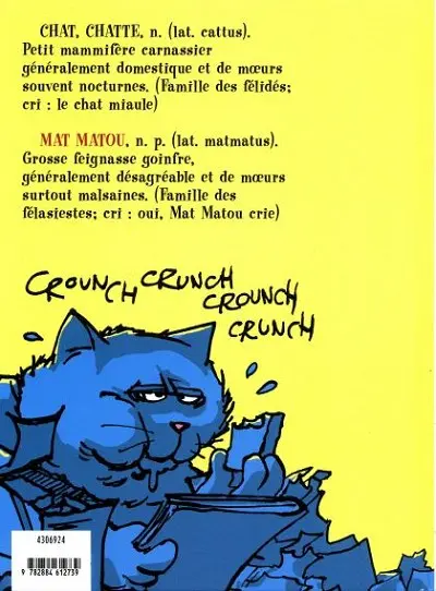 Verso de l'album Mat Matou Tome 2 Mat Matou sort ses griffes