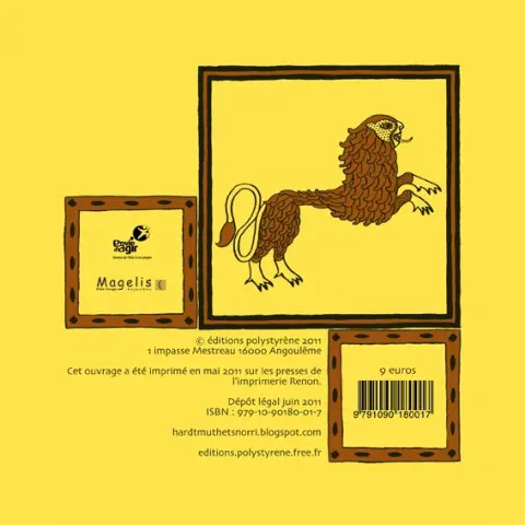 Verso de l'album Alcide