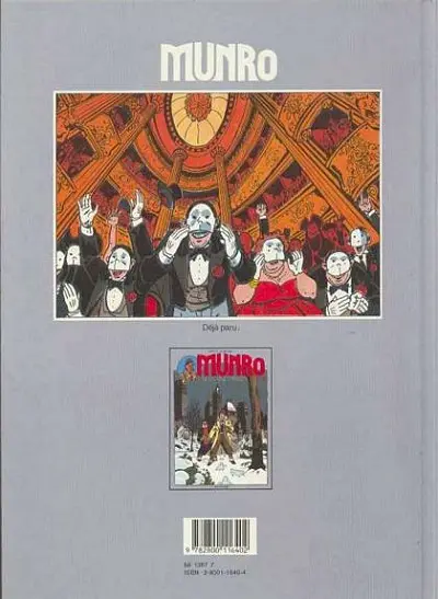 Verso de l'album Munro Tome 2 Les visiteurs du crépuscule