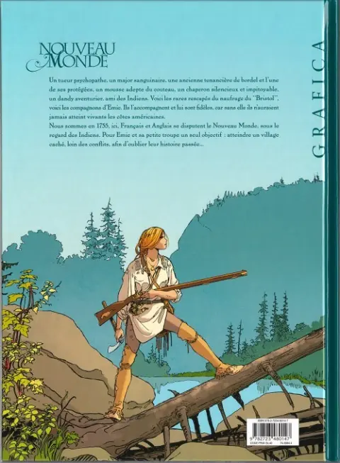 Verso de l'album Nouveau Monde Tome 2 La Vallée perdue