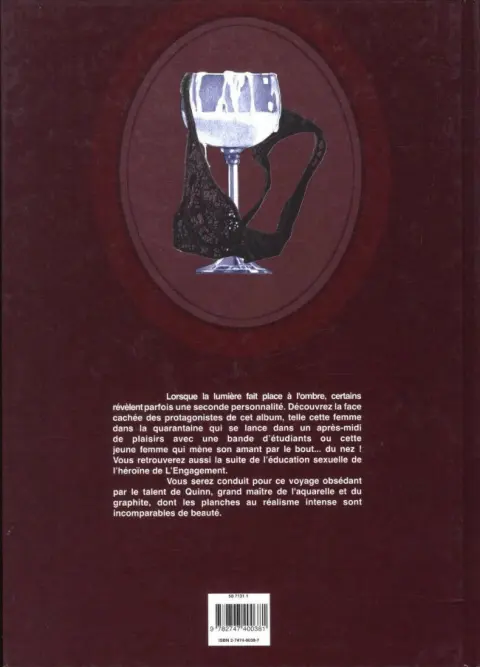 Verso de l'album Ombre et Lumière Volume 2