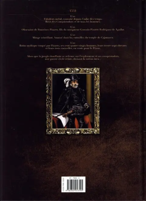 Verso de l'album L'Or des fous Tome 3 Vaincre ou mourir