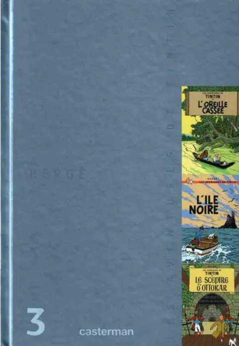 Tintin Coffret 75ème anniversaire Volume 3