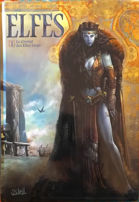 Couverture de l'album Elfes Tome 1 Le Crystal des Elfes bleus