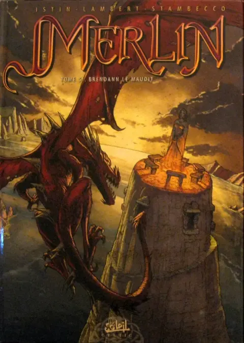 Couverture de l'album Merlin Tome 5 Brendann le maudit