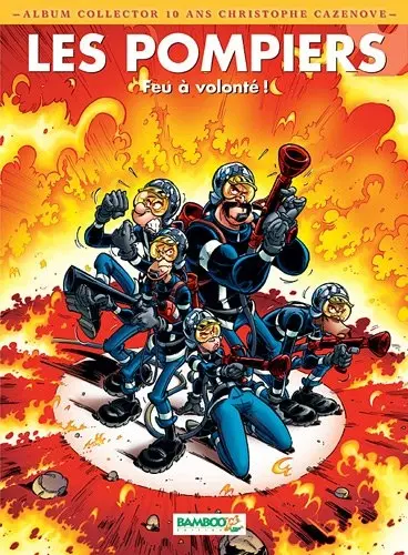 Couverture de l'album Les Pompiers Tome 9 Feu à volonté !