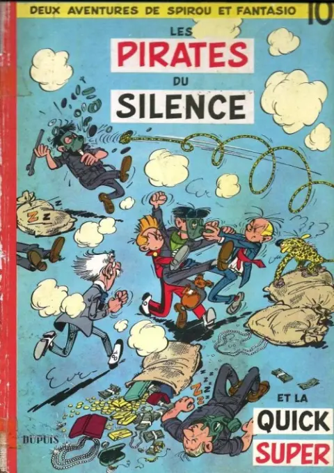 Couverture de l'album Spirou et Fantasio Tome 10 Les pirates du silence