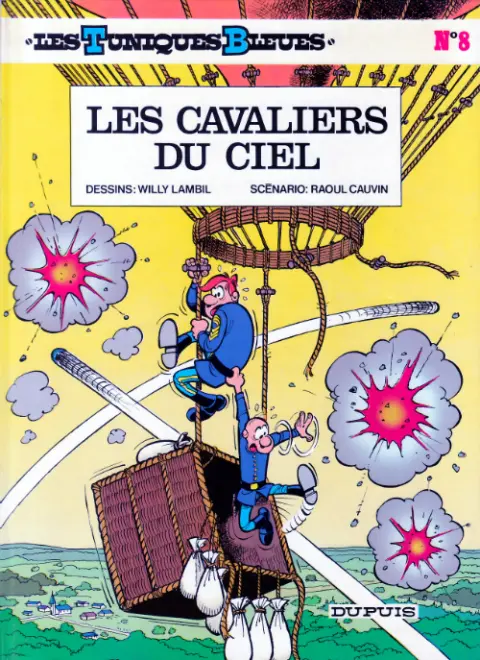 Couverture de l'album Les Tuniques Bleues Tome 8 Les cavaliers du ciel