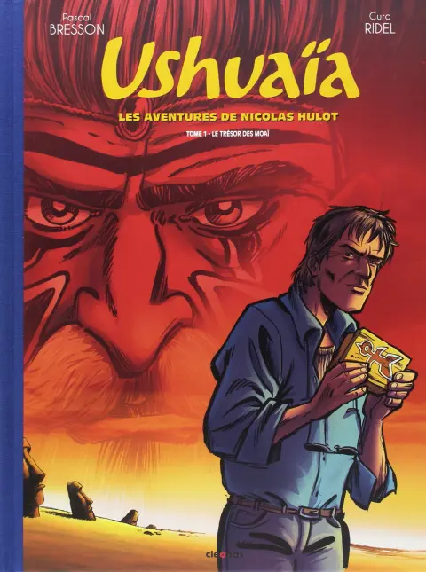 Couverture de l'album Ushuaïa - Les aventures de Nicolas Hulot Tome 1 Le trésor des Moaï