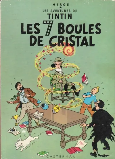 Couverture de l'album Tintin Tome 13 Les 7 boules de cristal