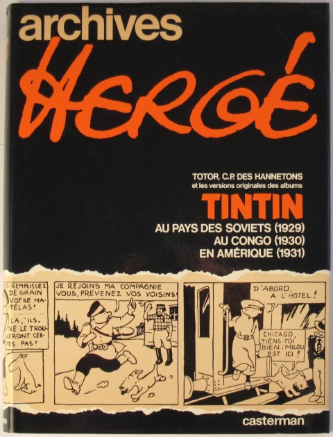 Couverture de l'album Archives Hergé Tome 1