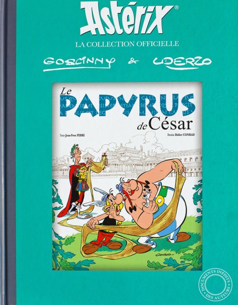 Couverture de l'album Astérix La collection officielle Tome 36 Le papyrus de César