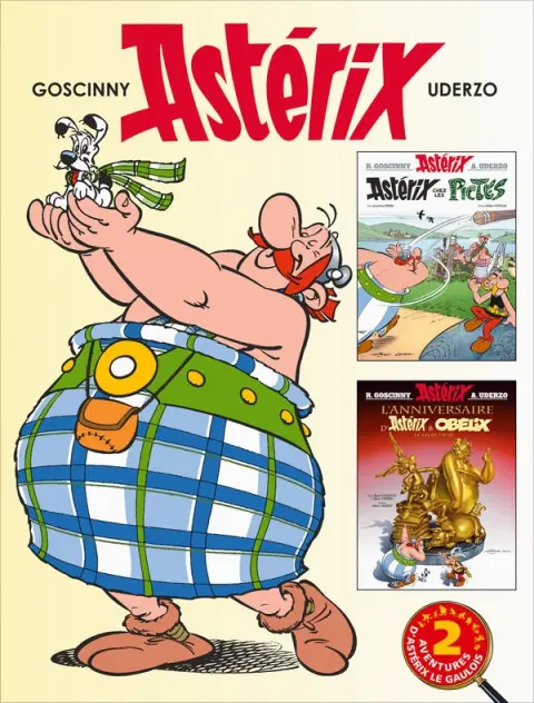 Couverture de l'album Astérix Tomes 34 et 35 Astérix chez Pictes / L'anniversaire d'Asterix et Obelix