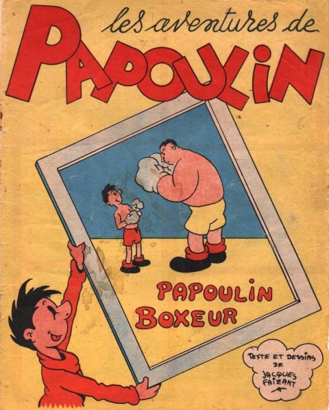 Couverture de l'album Les aventures de Papoulin Papoulin Boxeur