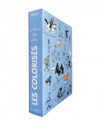 Couverture de l'album Tintin Les colorisés