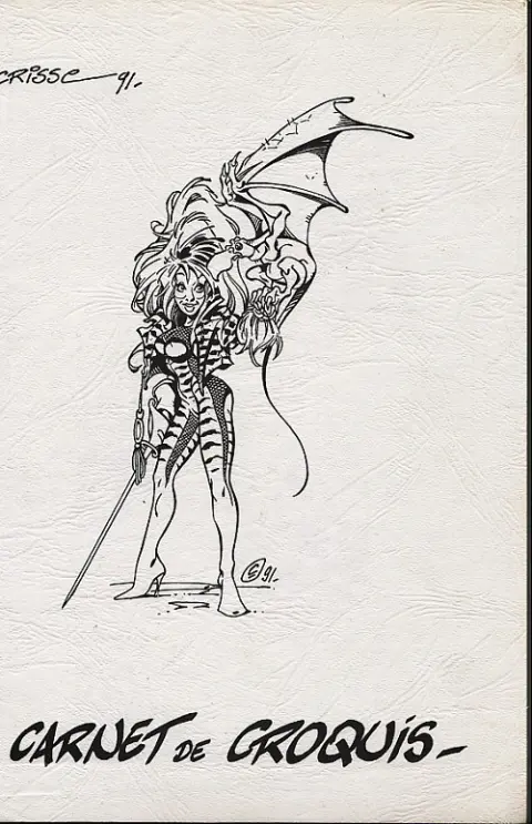 L'Épée de Cristal Carnet de croquis