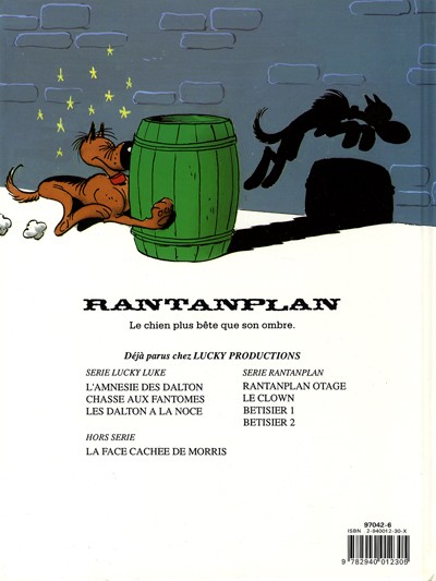 Verso de l'album Rantanplan Tome 5 Bêtisier 1