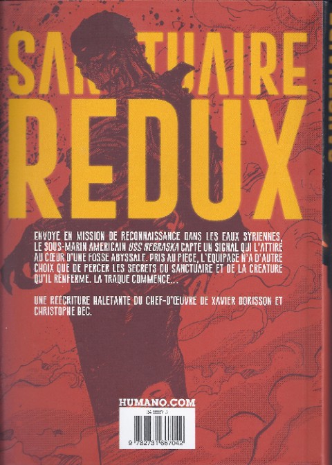 Verso de l'album Sanctuaire Redux Intégrale