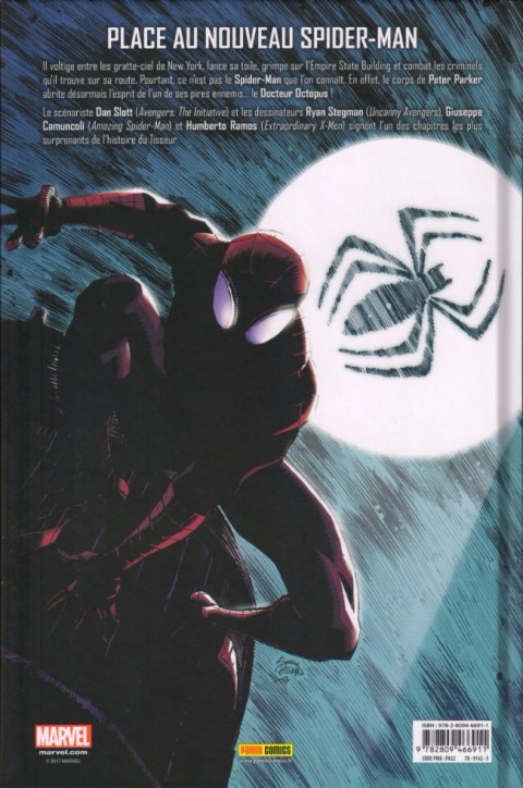 Verso de l'album The Superior Spider-Man Héros ou danger public ?